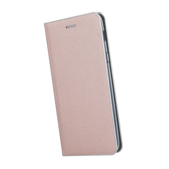Havana Premium preklopna torbica za Samsung Galaxy A50 A505, ružičasta sa srebrnim rubom