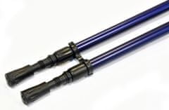 2SC štapovi za hodanje 135 cm, crni/plavi
