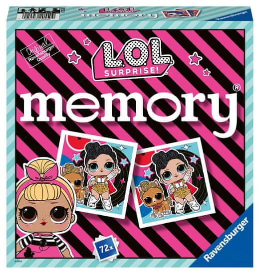 Ravensburger L.O.L. Surprise memory, 72 karte