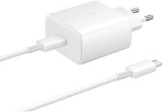 Samsung Punjač EP-TA845XW Ultra-Fast Charge 45W EP-TA845XWEGWW, White/bijeli