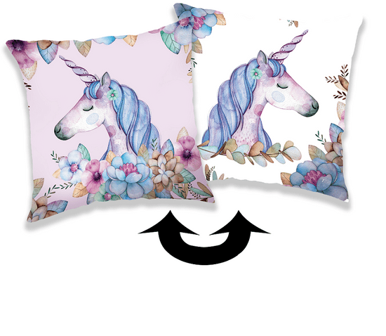 Jerry Fabrics ukrasni jastuk sa šljokicama Unicorn/Jednorog 04
