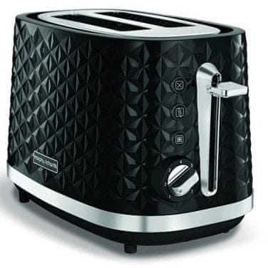 Morphy Richards Vector Black 2S toster za kruh, crni