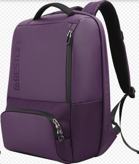 BESTLIFE Neoton ruksak sa zaštitom za 15,6″ (39,6 cm) prijenosna računala BL-BB-3401R-1, ljubičasta