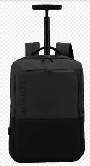 BESTLIFE Neoton ruksak sa kotačima za 15,6″ (39,6 cm) prijenosna računala BL-BT-3401BK-1, crna