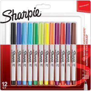 Sharpie flomasteri, ultra tanki, 12 komada