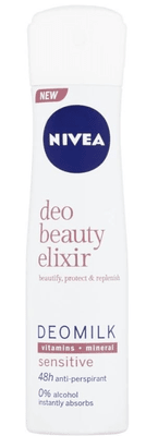 Nivea Beauty Elixir Sensitive Deomilk dezodorans u spreju, 150 ml