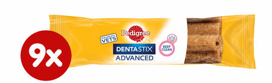 Pedigree Dentastix Advanced grickalice za njegu zuba srednje velikih i velikih pasa, 9 × 82 g