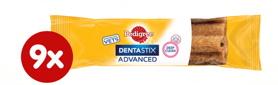 Pedigree Dentastix Advanced grickalice za njegu zuba srednje velikih i velikih pasa, 9 × 82 g