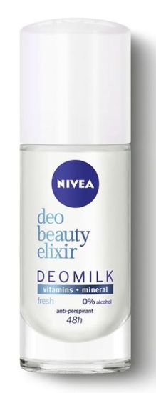 Nivea Beauty Elixir Deomilk Fresh, roll-on dezodorans, 40 ml