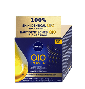 Nivea Q10 Power (Anti-Wrinkle Extra Nourishing Night Cream) noćna krema protiv bora, 50 ml