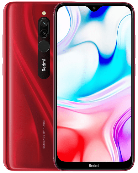 Xiaomi Redmi 8A pametni telefon, 4 GB/64 GB, 4G-LTE, crvena