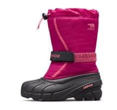 Sorel čizme za djevojčice za snijeg outh Flurry, Deep Blush, Tropic Pink
