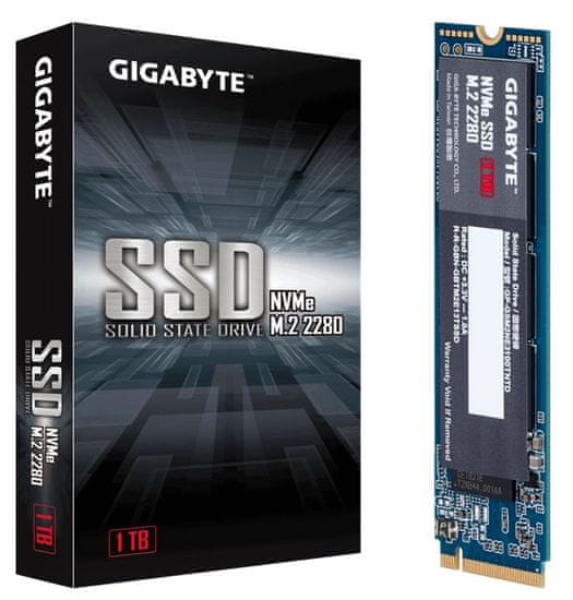 Gigabyte NVMe 1 TB, M.2 2280 SSD disk