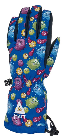 Matt 3236 Bubble Monsters Kids Tootex dječje zimske rukavice, plava