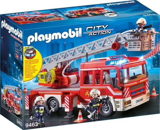 Playmobil Playmobil sa vatrogasnim ljestvama (9463)
