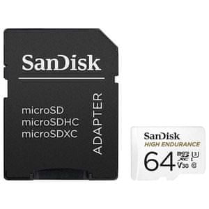 SanDisk High Endurance memorijska kartica microSDHC 64 GB