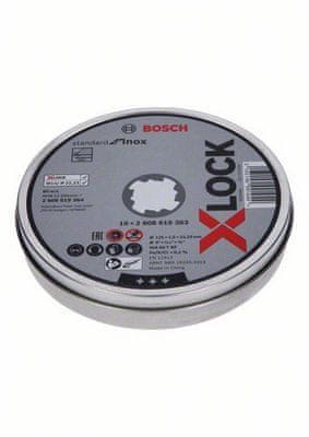 BOSCH Professional X-Lock set reznih ploča za Inow, 125 x 1,6 mm T41, ravne (2608619364)