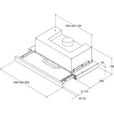 Whirlpool AKR 5390/1 IX ugradbena napa