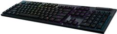 Logitech G915, LIGHTSPEED, GL Linear gaming tipkovnica, US - HRV g.