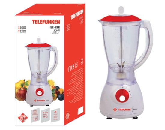 Telefunken TF38591 blender, 300 W, 1,5 l