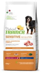 TRAINER Natural Sensitive No gluten Adult M/M briketi za odrasle pse, svinjetina, 12 kg
