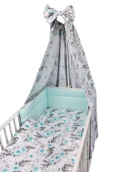 COSING Comfort 4-dijelni komplet posteljine, cvjetni uzorak