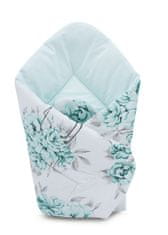 COSING Sleeplease savijeni jastuk za spavanje, božuri s flamingosima, mint
