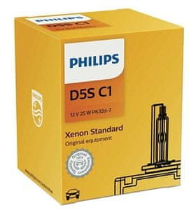 Philips Xenon Standard auto-žarulja, D5S, 12 V, 25 W, PK32D-6 C1 (12410C1)