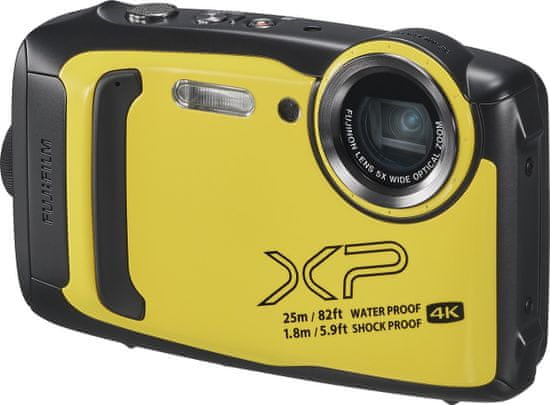 FujiFilm XP140, podvodni fotoaparat, žuti