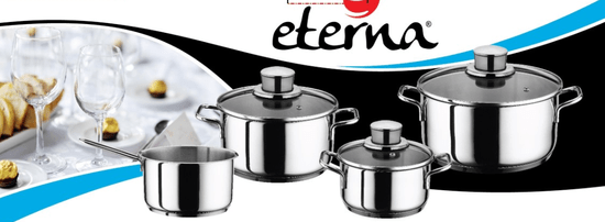 Eterna Hascevher 7-dijelni set lonaca, 18/10