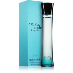 Armani Code Turquoise For Women toaletna voda, 75 ml