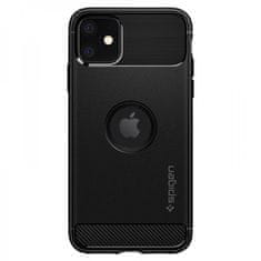 Spigen Rugged Armor maska za Apple iPhone 11, silikonska, crna