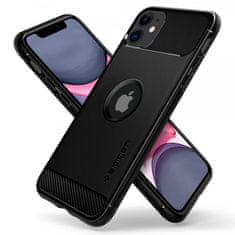 Spigen Rugged Armor maska za Apple iPhone 11, silikonska, crna