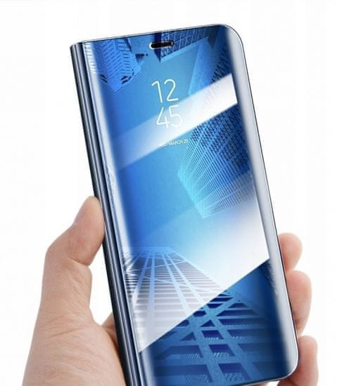 Onasi Clear View preklopna maska za Samsung Galaxy Note 10 Plus N975, plava