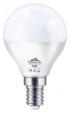 ETA žarulja, LED mini, 6 W, E14, toplo bijela