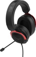ASUS TUF Gaming H3 slušalice, crvene
