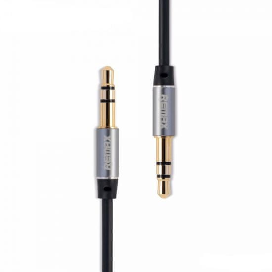 REMAX RL-L200 audio kabel 3.5 mm, 2 m, crni