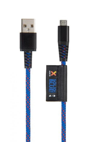 Xtorm Solid Lifetime Warrenty Blue Micro USB kabel 1m (CS010)