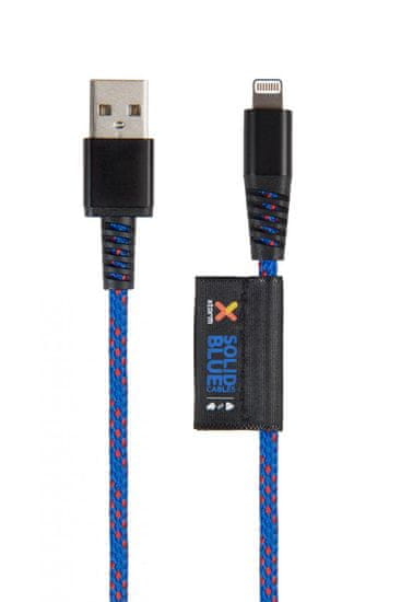 Xtorm Solid Lifetime Warrenty Lightning USB kabel 1m, plavi (CS020)