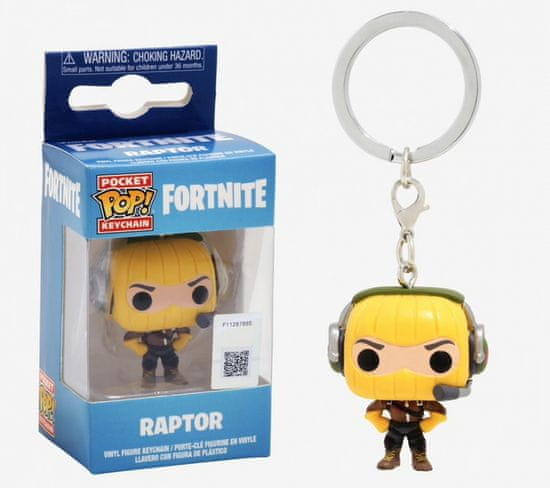 Funko POP! Fortnite S1A privjesak za ključeve, Raptor