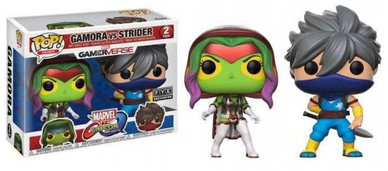 Funko POP! Marvel vs. Capcom komplet figurica, Gamora + Strider (Player 2), dvostruko pakiranje