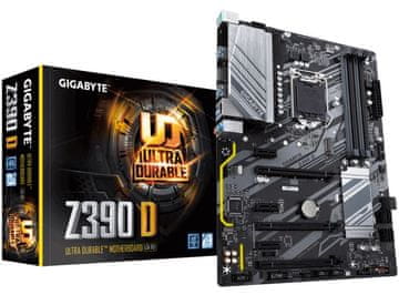 Gigabyte Z390 D, DDR4, USB 3.1 Gen 1, LGA1151, ATX matična ploča