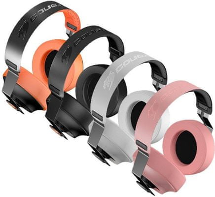 Gaming kabelske slušalice Cougar Phontum Essential meki pjenasti jastučići za kontrolu glasnoće, prilagodljiv mikrofon s 40 mm smanjenje ambijentalne buke.