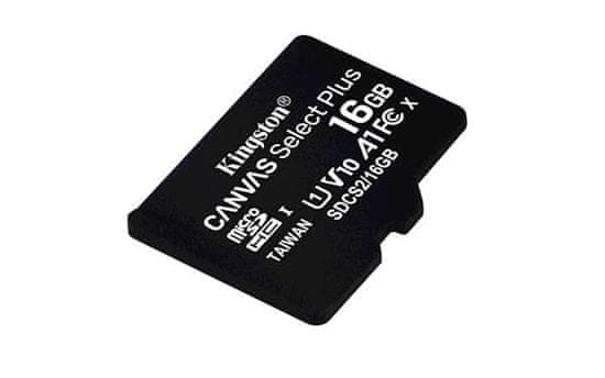Kingston Canvas Select Plus memorijska kartica microSDHC 16 GB