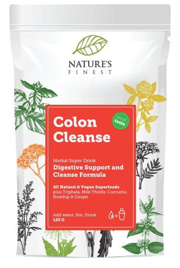 Nature's finest Colon Cleanse Herbal Super Drink napitak, naranča, 125 g
