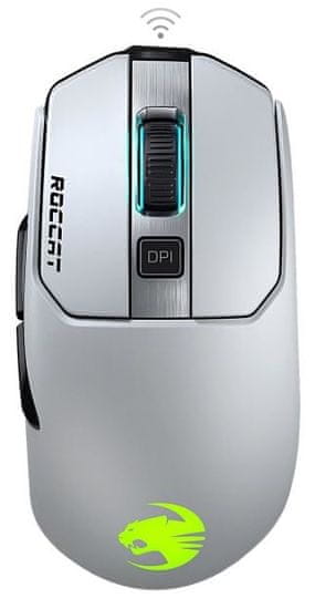 Roccat Kain 202 AIMO (ROC-11-615-WE) gaming miš, bežičan, bijeli