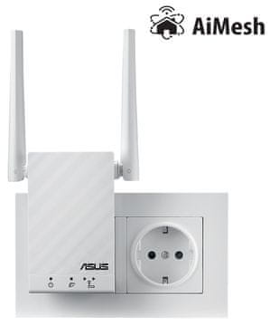 ASUS pojačivač WiFi signala RP-AC55, Dual Band, AC1200
