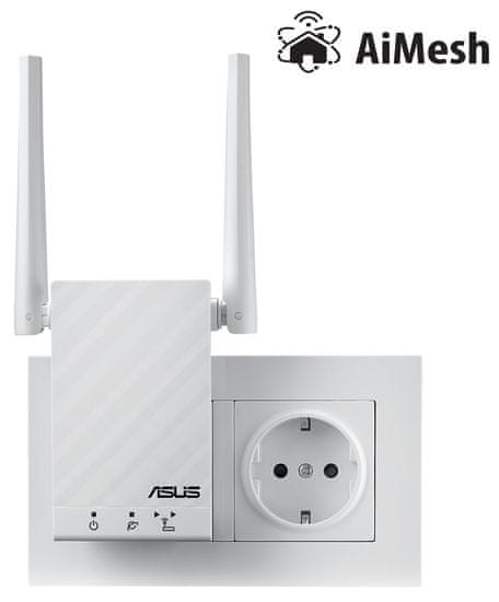 ASUS pojačivač WiFi signala RP-AC55, Dual Band, AC1200