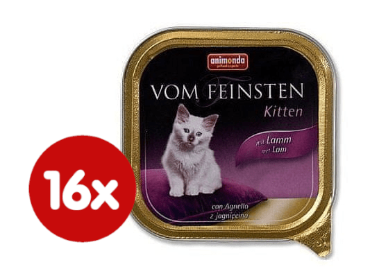 Animonda mokra hrana za mlade mačke Vom Feinstein, janjetina, 16 x 100 g