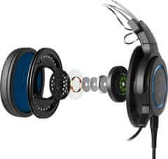 Audio-Technica ATH-G1 gaming slušalice s mikrofonom, crne